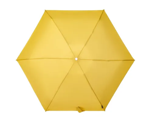 Складной зонт Alu Drop S, 4 сложения, автомат, желтый (горчичный)