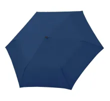 Зонт складной Carbonsteel Slim, темно-синий