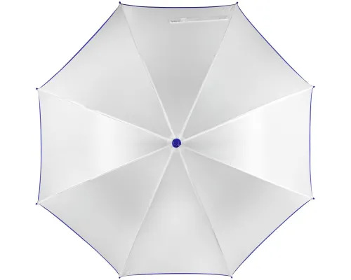 Зонт-трость Unit White, белый с синим