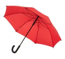 Зонт-трость с цветными спицами Bespoke, красный