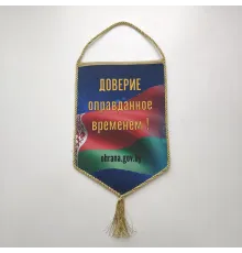 ВЫМПЕЛ с печатью со шнуром или бахромой