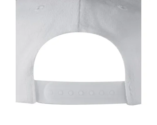 Бейсболка Unit Snapback с прямым козырьком, белая