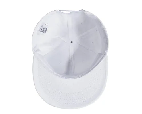 Бейсболка Unit Snapback с прямым козырьком, белая