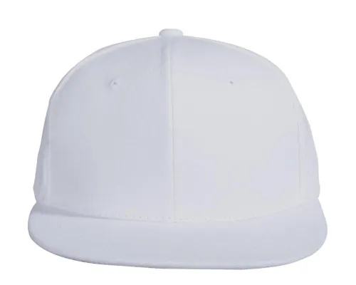 Бейсболка Unit Snapback с прямым козырьком, белая